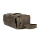 MegaGear Torres Top Grain Leather Camera Messenger Bag for Mirrorless, Instant and DSLR Cameras
