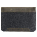 MegaGear Fine Leather and Fleece Sleeve Bag for MacBook Pro, MacBook Air and iPad Case