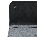 MegaGear Fine Leather and Fleece Sleeve Bag for MacBook Pro, MacBook Air and iPad Case