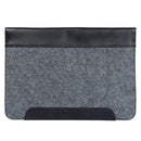 MegaGear Fine Leather and Fleece Sleeve Bag for MacBook Pro, MacBook Air and iPad Case