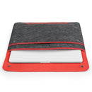 MegaGear Fine Leather and Fleece Sleeve Bag for MacBook Pro, MacBook Air and iPad Case