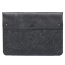 MegaGear Fine Leather and Fleece Sleeve Bag for MacBook Pro, MacBook Air and iPad Case