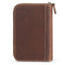 Londo Genuine Leather Padfolio with Pencil Holder Notepad and Zipper Closure