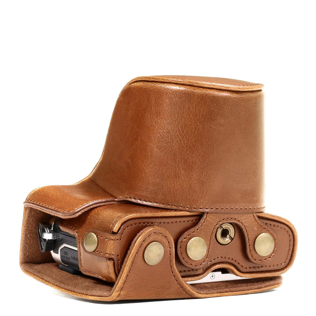 MegaGear Olympus PEN E-PL8 Ever Ready Leather Camera Case and