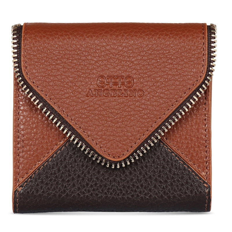 Otto Angelino Top Grain Leather Envelope Style Wallet, RFID Blocking, Unisex