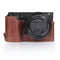 MegaGear Sony ZV-E10 Ever Ready Genuine Leather Camera Half Case