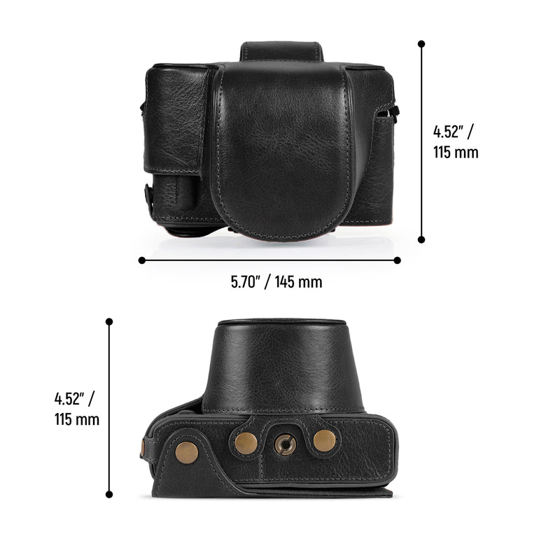 MegaGear Nikon Z fc (16-50mm) Ever Ready Genuine Leather Camera Case