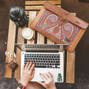 Londo Fine Leather Sleeve Bohemian Bag for MacBook Pro Air 