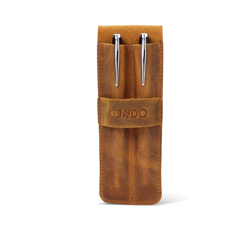 londo-top-grain-leather-pen-and-pencil-case-with-tuck-in-flap-two-compartment-camel-2