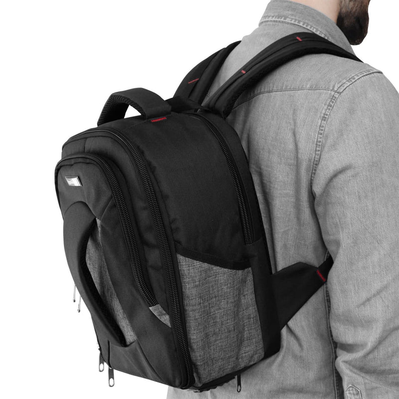 MegaGear Burney SLR DSLR Camera and Laptop Backpack with 