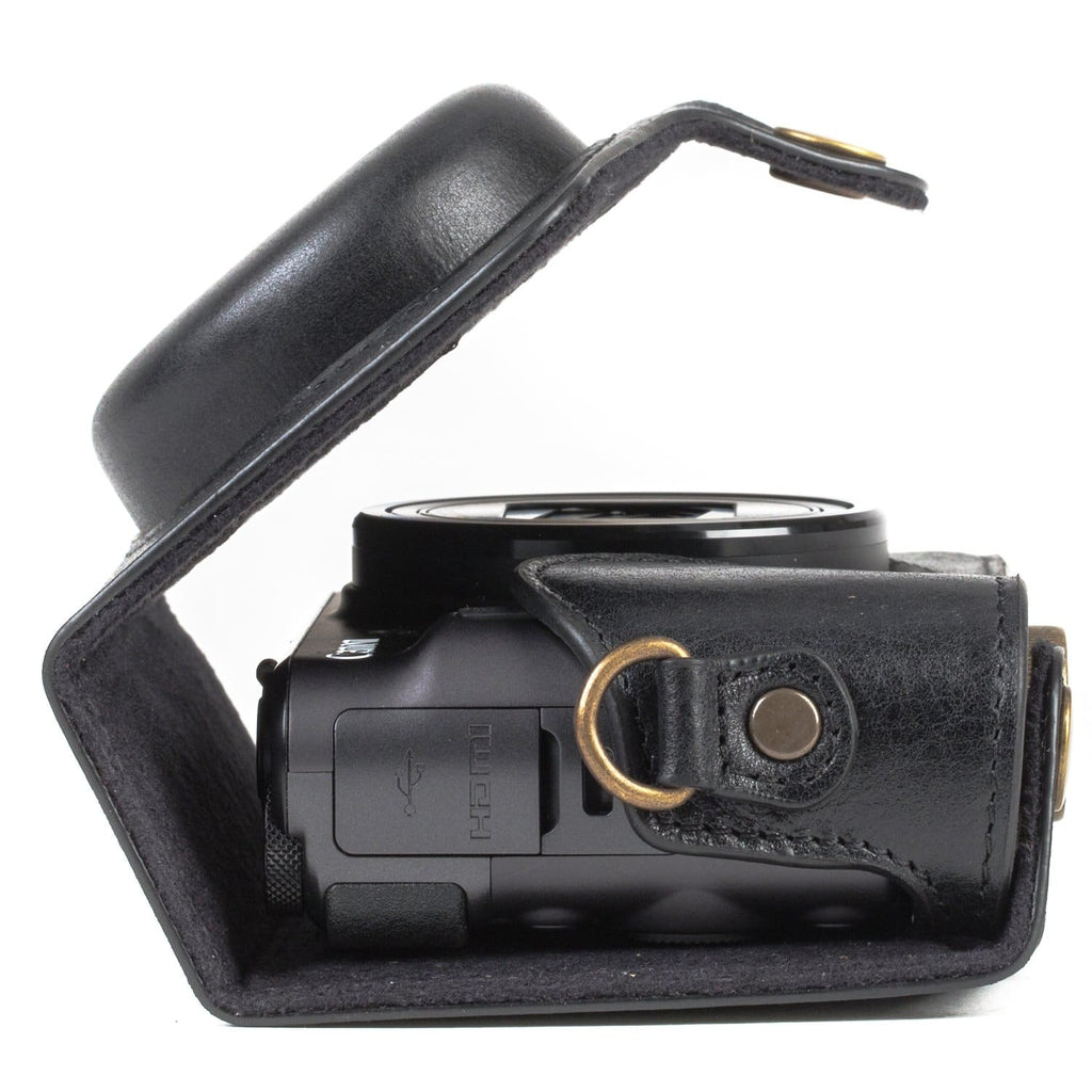 MegaGear Canon PowerShot SX740 HS SX730 HS Ever Ready Top Grain Leather