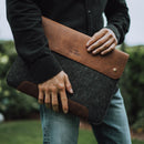MegaGear Fine Leather and Fleece Sleeve Bag for MacBook Pro