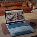 MegaGear Fine Leather and Fleece Sleeve Bag for MacBook Pro