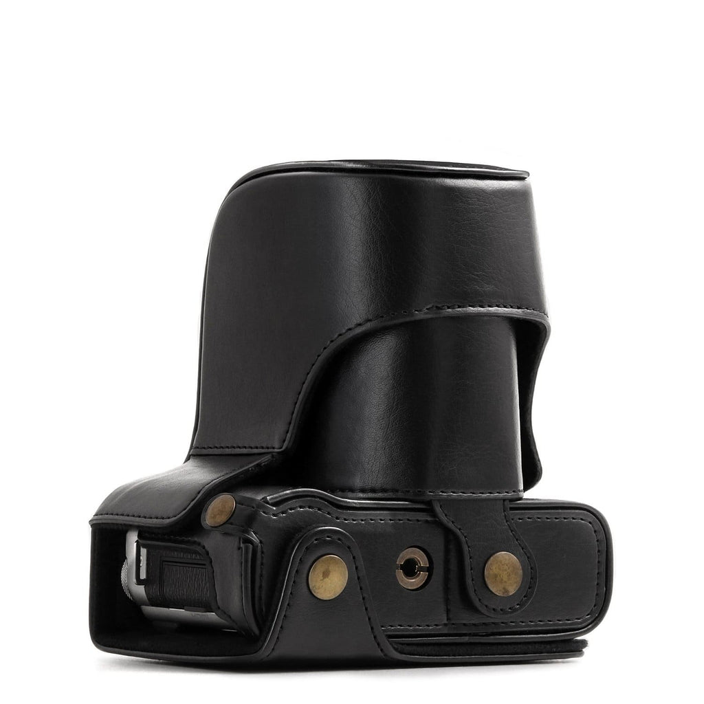 MegaGear Fujifilm X-A10 Ever Ready Leather Camera Case and Strap