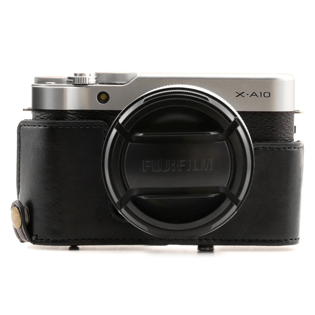 MegaGear Fujifilm X-A10 Ever Ready Leather Camera Case and Strap