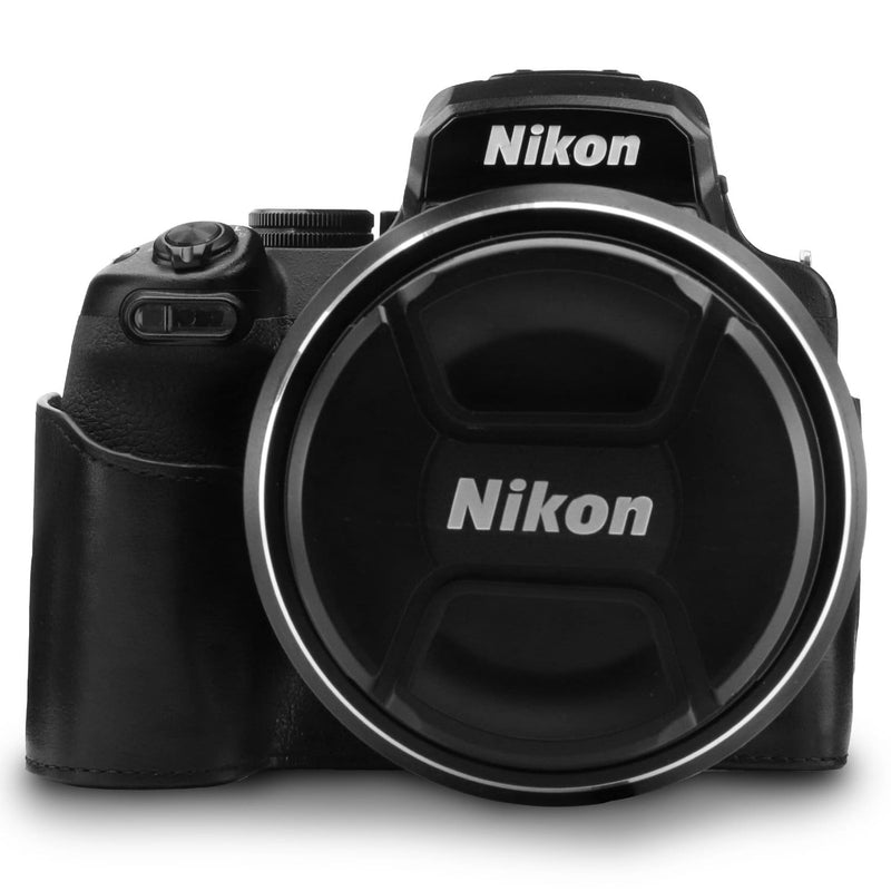 MegaGear Nikon Coolpix P1000 Ever Ready Leather Camera Half 