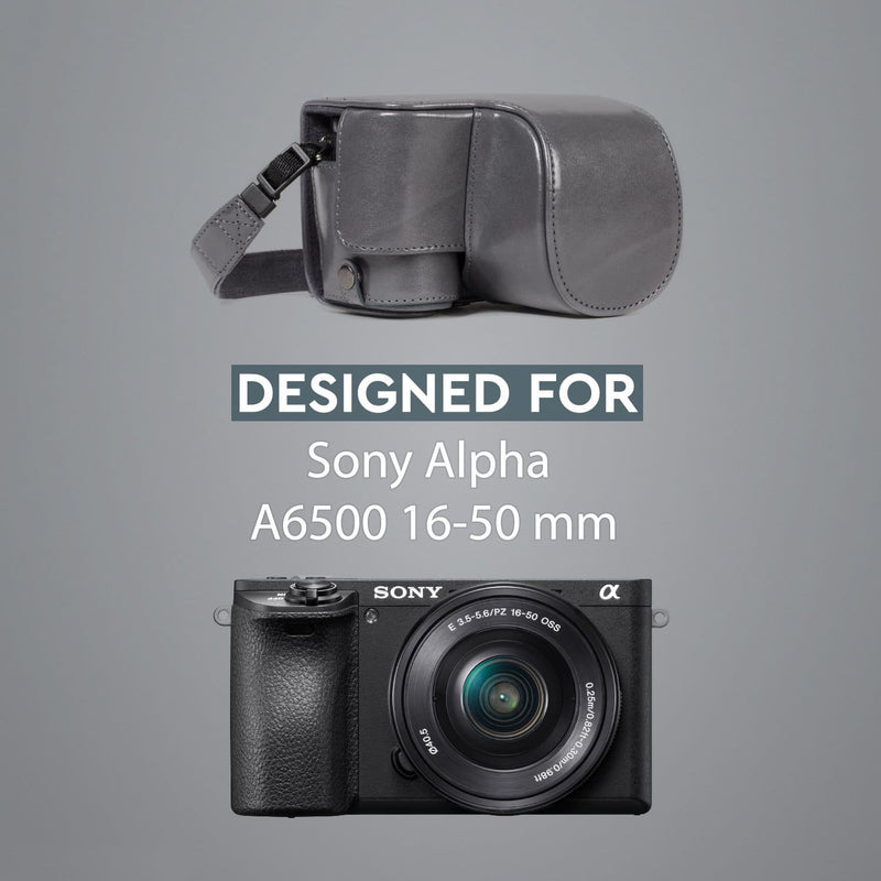 MegaGear Sony Alpha A6500 (16-50 mm) Ever Ready Leather 