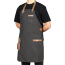 Otto Angelino Personalized Canvas Cooking Apron, Working Apron with Customization, Workshop Apron with Pockets, Woodworking Apron with Tool Pockets