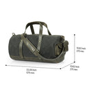 Londo Canvas Duffel Bag - Vintage Retro Travel Bag Overnight Weekender Bag Carry-On Luggage Bag with Adjustable Shoulder Strap & Interior Pocket - Stylish Gym Bag for Men & Women