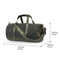 Londo Canvas Duffel Bag - Vintage Retro Travel Bag Overnight Weekender Bag Carry-On Luggage Bag with Adjustable Shoulder Strap & Interior Pocket - Stylish Gym Bag for Men & Women