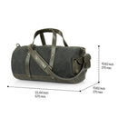Londo Canvas Duffel Bag - Vintage Retro Travel Bag Overnight Weekender Bag Carry-On Luggage Bag with Adjustable Shoulder Strap & Interior Pocket - Stylish Gym Bag for Men & Women