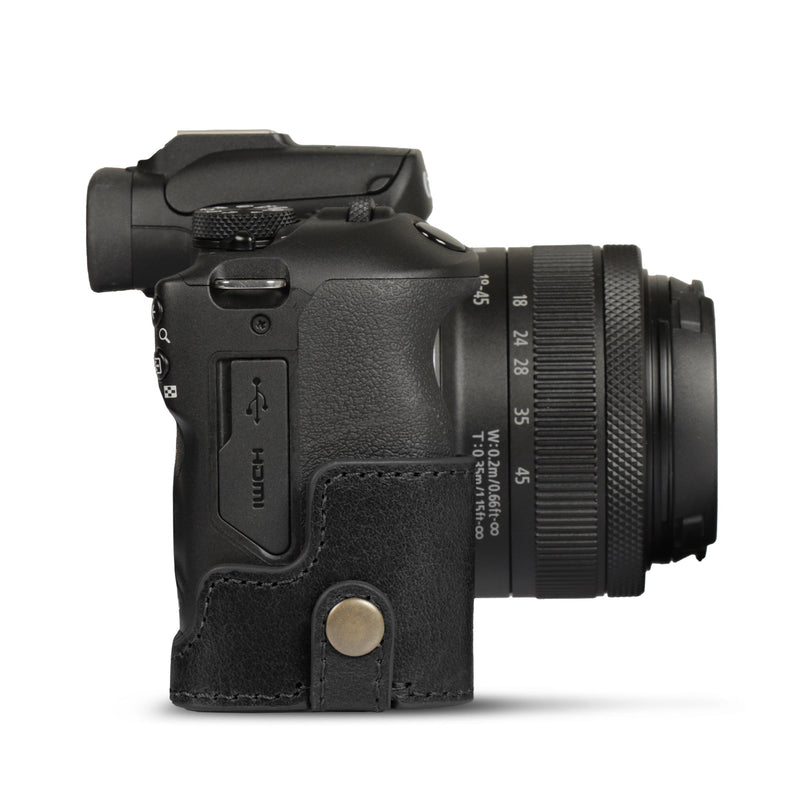 MegaGear Canon EOS R100 (18-45 mm) Ever Ready Genuine Leather Camera Case - Stylish and Protective
