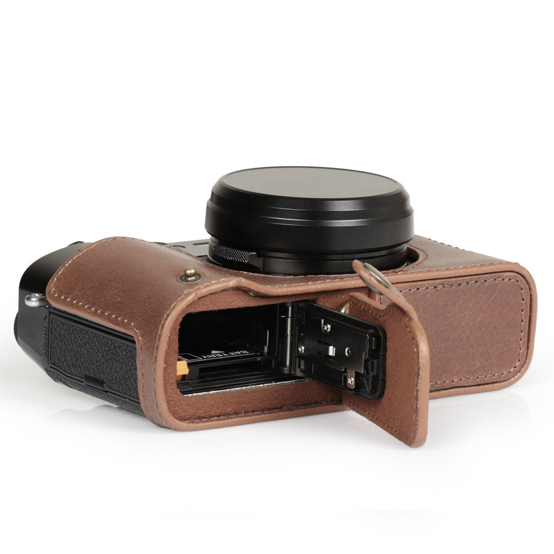 MegaGear Fujifilm X100VI Ever Ready Genuine Leather Half Camera