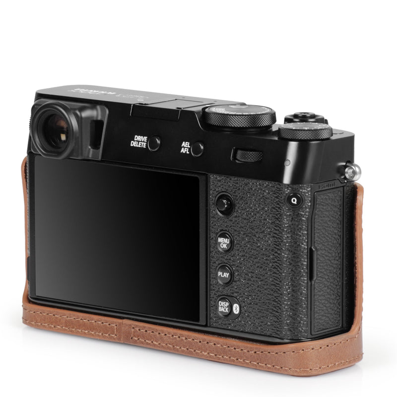 MegaGear Fujifilm X100VI Ever Ready Genuine Leather Half Camera