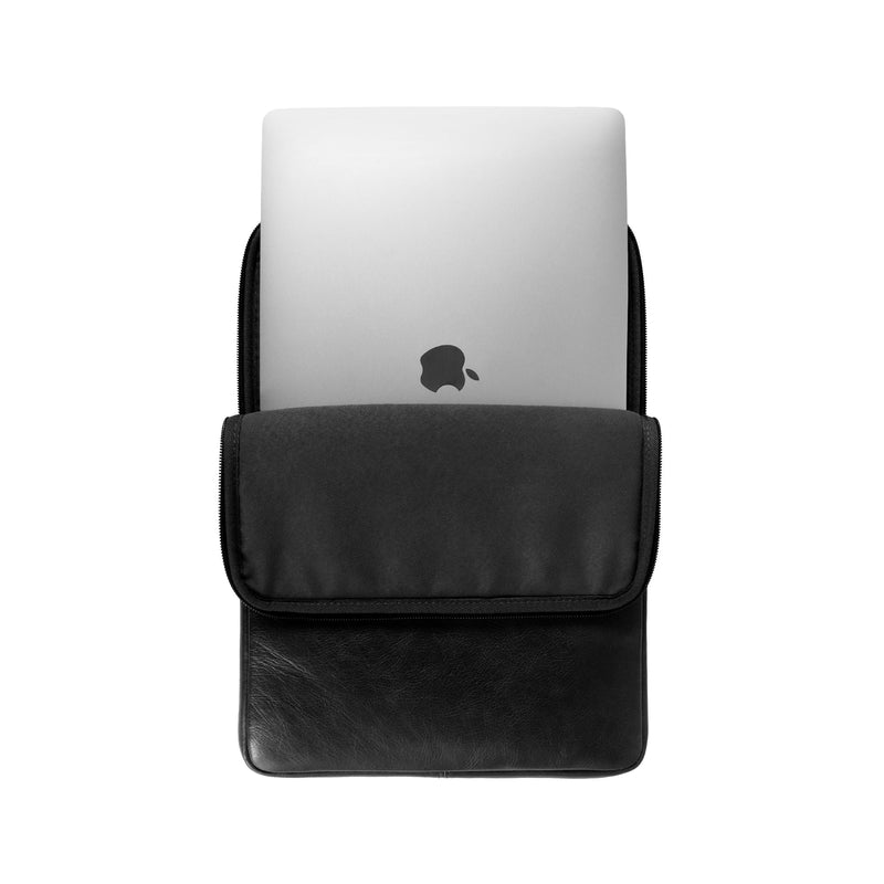 MegaGear Monterey Top Grain Leather Laptop Sleeve Bag for MacBook Pro & Air 13-14 MegaGear Monterey Top Grain Leather Laptop Sleeve Bag for MacBook Pro & Air 13-14