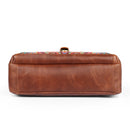 Londo Zion Personalized Real Leather Messenger Bag, MacBook Pro 15 inch - 13 inch Leather Sleeve, Laptop Bag with Unique Design, Unisex Travel Bag