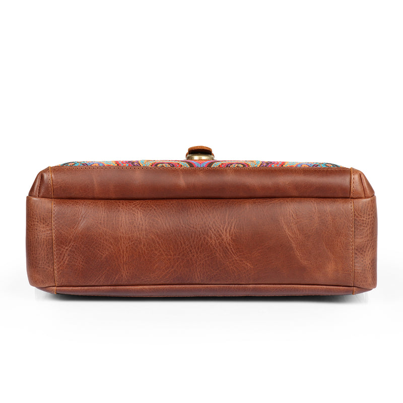 Londo Top Grain Leather Sleeve Bohemian Bag for MacBook Pro