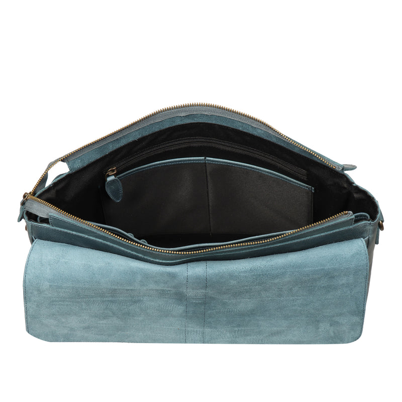 Londo Zion Personalized Real Leather Messenger Bag, MacBook Pro 16, 15 inch - 14, 13 inch Leather Sleeve, Laptop Bag with Unique Design, Unisex Travel Bag