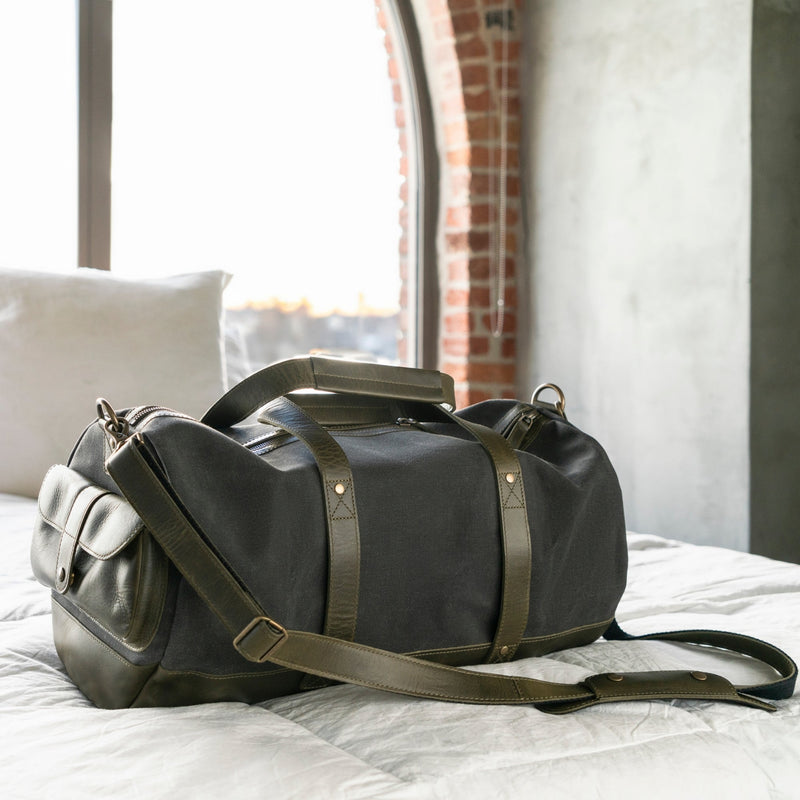 Londo Canvas Duffel Bag - Vintage Retro Travel Bag Overnight