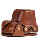 MegaGear Sony Alpha A6300, A6000 (16-50 mm) Ever Ready Top Grain Leather Camera Case and Strap