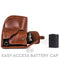 MegaGear Sony Alpha A6300, A6000 (16-50 mm) Ever Ready Top Grain Leather Camera Case and Strap