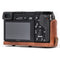 MegaGear Sony Alpha A6300, A6000 (16-50 mm) Ever Ready Top Grain Leather Camera Case and Strap