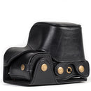 MegaGear Sony Alpha A6300, A6000 (16-50 mm) Ever Ready Top Grain Leather Camera Case and Strap
