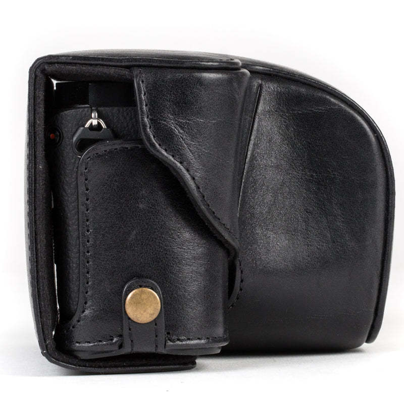 MegaGear Sony Alpha A6300, A6000 (16-50 mm) Ever Ready Top Grain Leather Camera Case and Strap