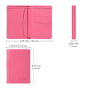 Otto Angelino Bifold Leather Wallet, Passport Style, ID, Bank Cards, Cash, RFID Blocking