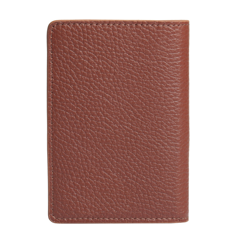 Otto Angelino Bifold Leather Wallet, Passport Style, ID, Bank Cards, Cash, RFID Blocking