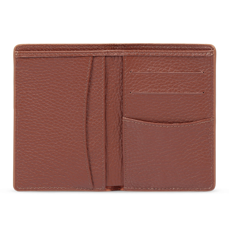 Otto Angelino Bifold Leather Wallet, Passport Style, ID, Bank Cards, Cash, RFID Blocking