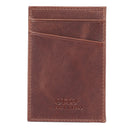 Otto Angelino Top Grain Leather Minimalist Wallet Bank Cards, Money, Driver's License, Unisex