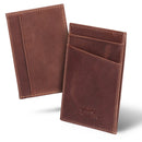 Otto Angelino Top Grain Leather Minimalist Wallet Bank Cards, Money, Driver's License, Unisex