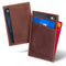 Otto Angelino Top Grain Leather Minimalist Wallet Bank Cards, Money, Driver's License, Unisex