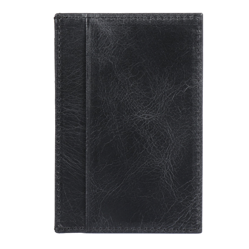 Otto Angelino Top Grain Leather Minimalist Wallet Bank Cards, Money, Driver's License, Unisex