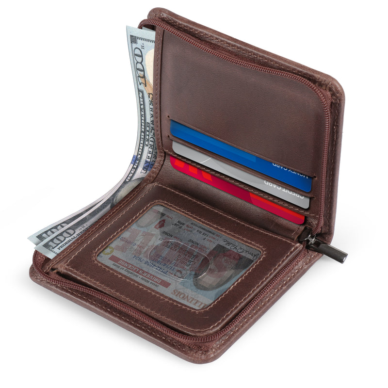 Slim RFID Blocking Genuine Leather Bifold Wallet - Front Pocket Card Holder For Men Saddleback Leather Card Wallet Slim RFID Blocking Genuine Leather Bifold Wallet - Front Pocket Card Holder For Men Saddleback Leather Card Wallet