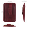 Otto Angelino Italian Top Grain Leather Minimalist Men Wallet, Slim, Credit Card Holder, Zippered Coin Slot, RFID Blocking