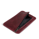 Otto Angelino Italian Top Grain Leather Minimalist Men Wallet, Slim, Credit Card Holder, Zippered Coin Slot, RFID Blocking