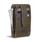Otto Angelino Italian Top Grain Leather Minimalist Men Wallet, Slim, Credit Card Holder, Zippered Coin Slot, RFID Blocking