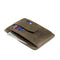 Otto Angelino Italian Top Grain Leather Minimalist Men Wallet, Slim, Credit Card Holder, Zippered Coin Slot, RFID Blocking
